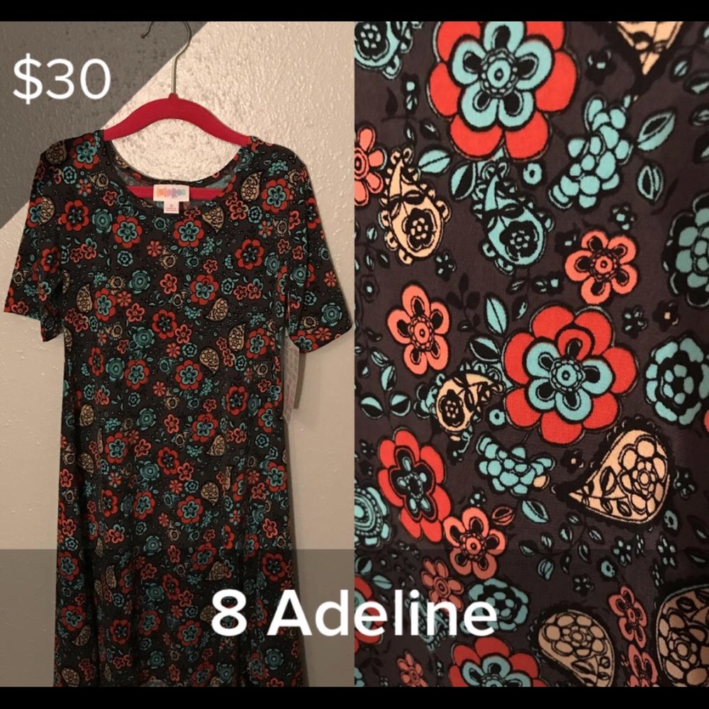 LulaRoe Adeline Size 8. Never worn, with tags!